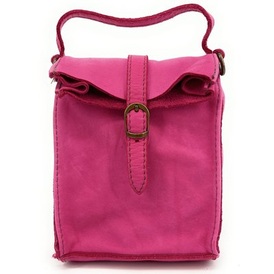 Mini-sac pochette bandoulière cuir vintage italien OHM OH MY BAG
