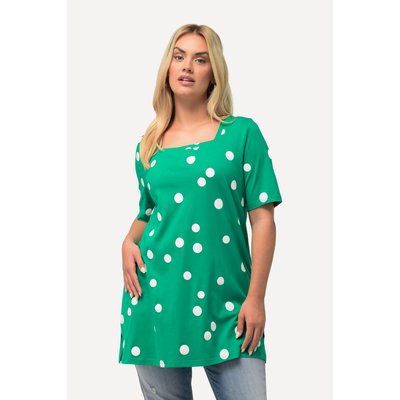 T-shirt long à pois, ligne A ULLA POPKEN