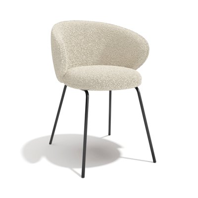 Chaise en tissu bouclette LUNA SIA HOME