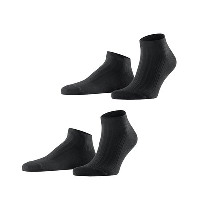 Socquettes basses Easy Rib 2-Pack Coton (biologique) Opaque ESPRIT
