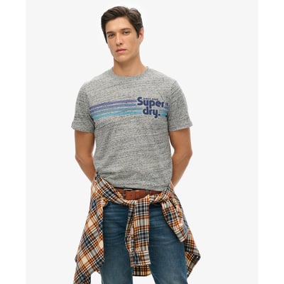 T-shirt col rond à logo SUPERDRY