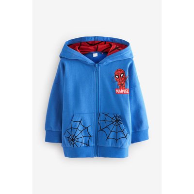 Sweat à capuche zippé uni spider-man NEXT