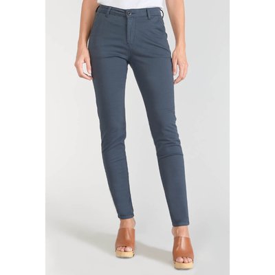 Pantalon slim, ceinture imprimée LE TEMPS DES CERISES