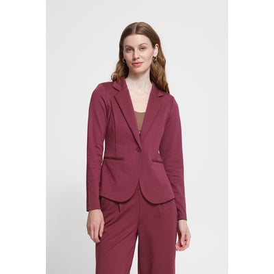 Blazer coupe ajustée, col tailleur ICHI