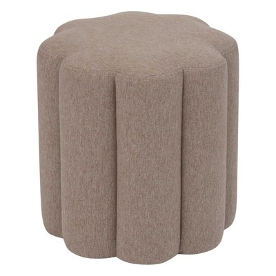 Pouf design floral en tissu ATMOSPHERA