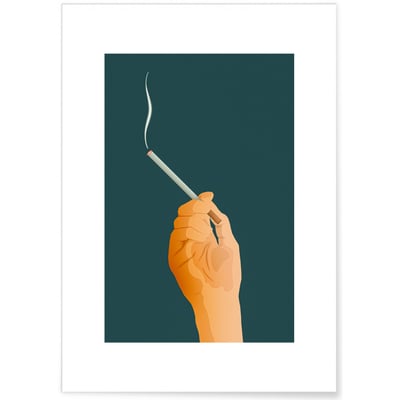Affiche 'Cigarette' L'AFFICHERIE