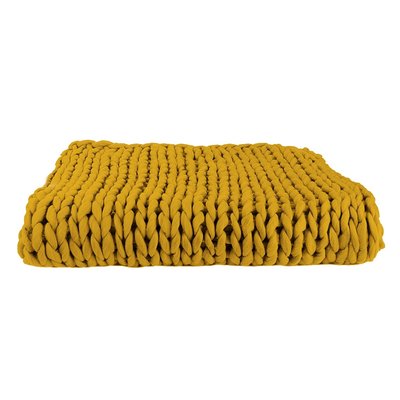 Plaid grosse maille - L. 150 x l. 120 cm THE HOME DECO FACTORY
