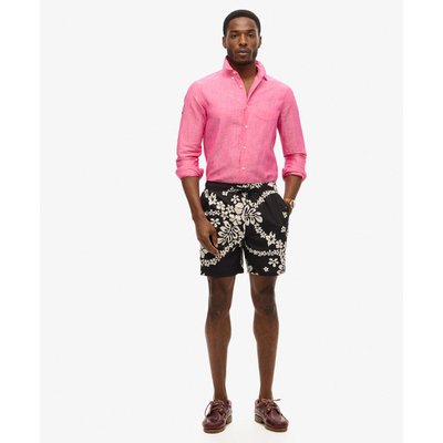 Short de bain à imprimé hawaïen recyclé longueur 43 cm SUPERDRY
