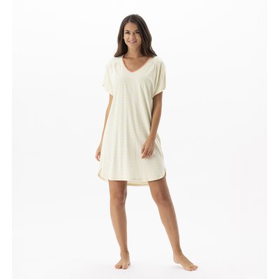 Chemise de nuit rayée en coton et modal FRUTTI 701 LE CHAT