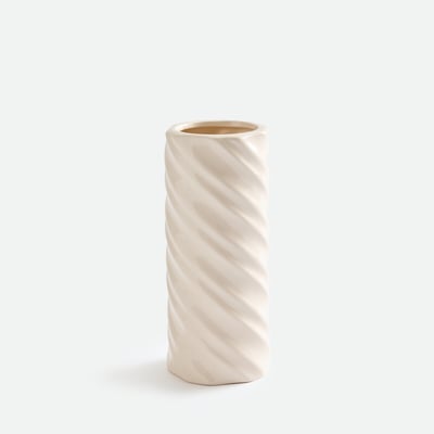 Vase torsadé, en céramique, hauteur 27 cm, DEHEN LA REDOUTE INTERIEURS