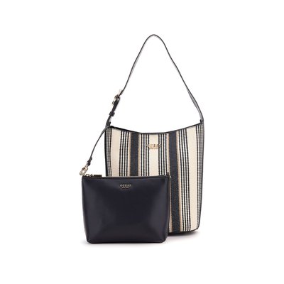 Sac D'épaule Nicolette En Toile GUESS