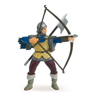 Figurine Archer bleu PAPO