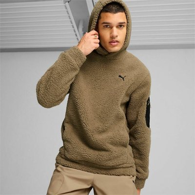 Sweat à capuche effet moutonné PUMA
