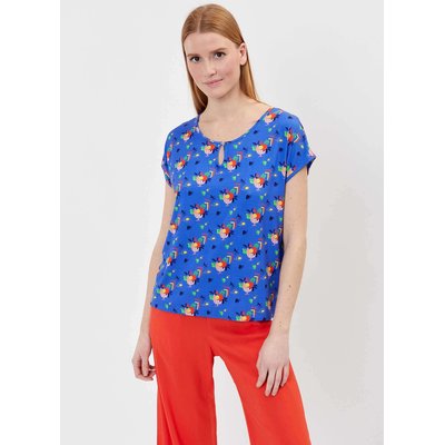 Top imprimé fluide motif rétro MIA PRINCESSE NOMADE