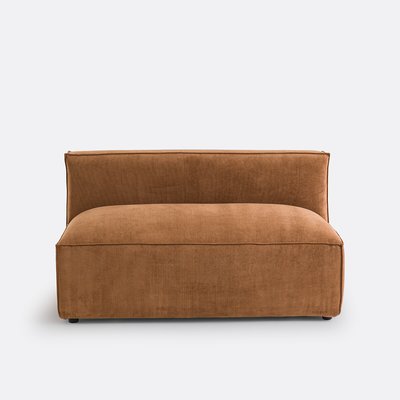 Banquette modulable 2 places velours cotelé, Seven LA REDOUTE INTERIEURS
