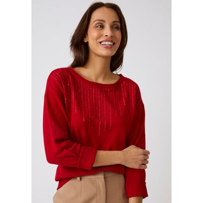 Pull à strass DAMART