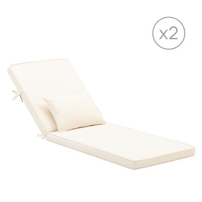 Coussin chaise longue, lot de 2, Eolias DEFORA HOME