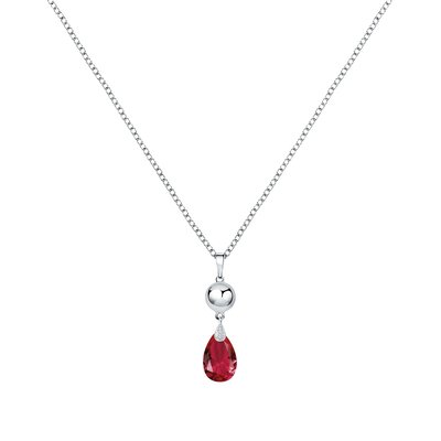 Collier en argent 925 et oxyde de zirconium CLEOR