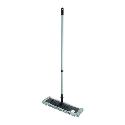 Balai mop chenille telescopique 130 cm bleu glacier DOUCEUR D'INTÉRIEUR