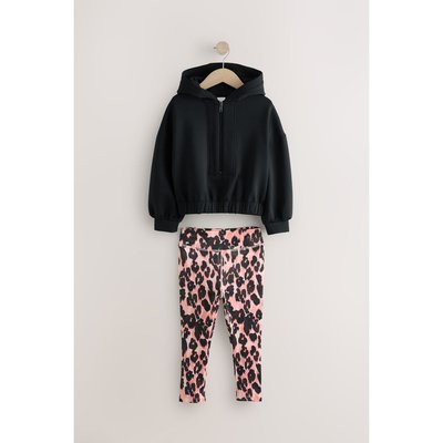Sweat à capuche semi-zippé et legging NEXT