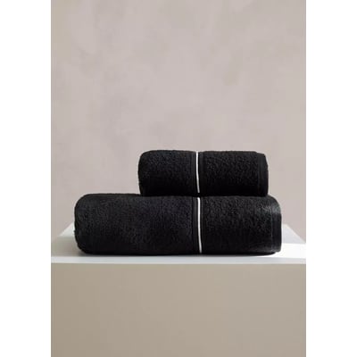 Serviette de toilette en coton feston brodé MANGO HOME