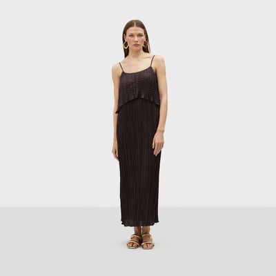 Robe longue à bretelles fines LOLA CASADEMUNT