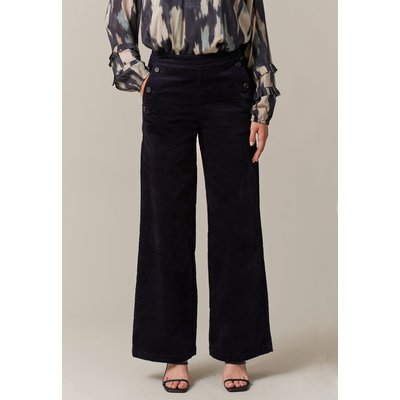 Pantalon jambes larges en velours pour femme MAENA DEELUXE