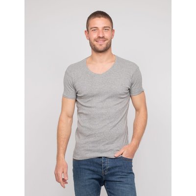 T Shirt Col V Coton Worko RITCHIE