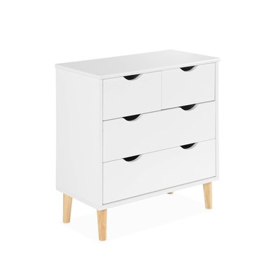 Commode pour enfant décor bois 4 tiroirs TOBIAS SWEEEK