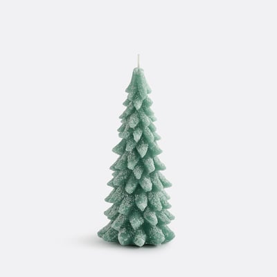 Bougie cire, forme sapin, H20 cm, Caspar LA REDOUTE INTERIEURS