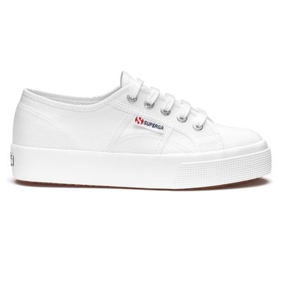Baskets Compensées En Toile 2730 , Cotu SUPERGA