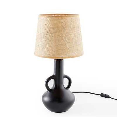 Lampe à poser céramique et raphia, Balsa LA REDOUTE INTERIEURS