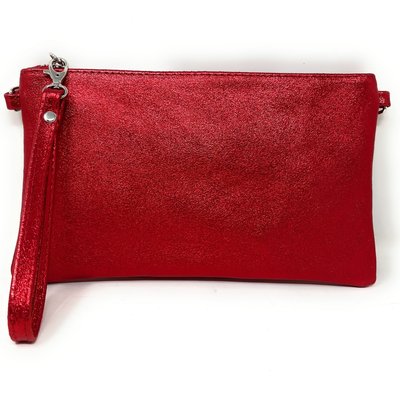 Pochette en cuir grainé irisé MELUSINE OH MY BAG
