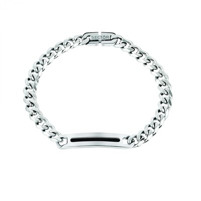 Bracelet homme en acier et email SECTOR