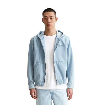 Veste en jean à capuche regular fabriqué avec de la fibre orange MARC O’POLO DENIM
