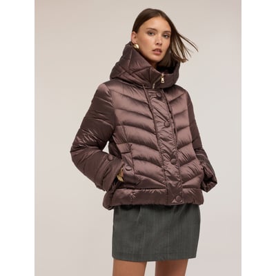 Veste matelassée courte à capuche MOTIVI