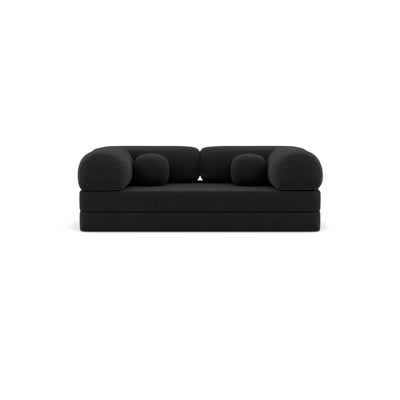 Canapé 3pl convertible en velours texturé, NEBULA LISA DESIGN