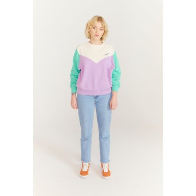 Sweatshirt coton bio col rond MAX PERPETE