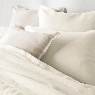 Linot 100% Washed Linen Pillowcase LA REDOUTE INTERIEURS