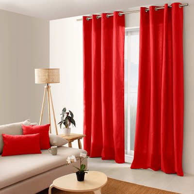 Rideau Uni Effet Bachette - 135 X 240 Cm TOILINUX
