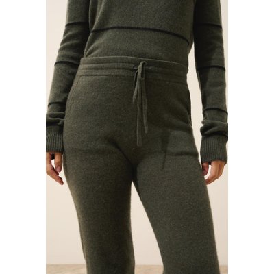 Jogging Pant  Kaki Chiné Wendy JUST CASHMERE