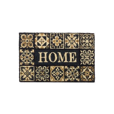 Paillasson Coco Façon Carreaux de Ciment Home - 60x40x1.5cm WADIGA