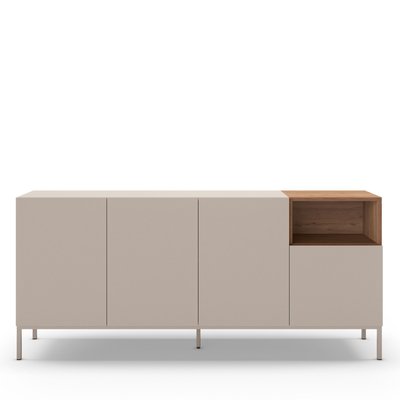 Buffet 4 portes en bois et métal L180cm - Quenor DRAWER