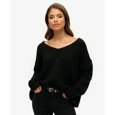 Pull oversize à col V SUPERDRY