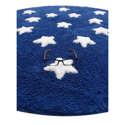 Tapis enfant fait main en coton ETOILE UN AMOUR DE TAPIS