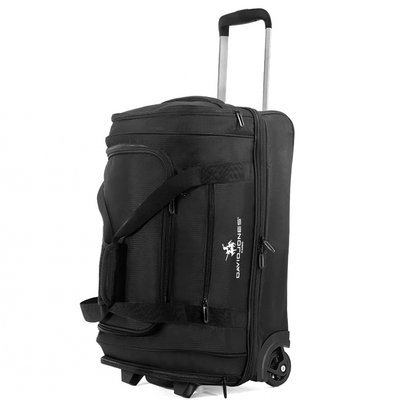 Sac de voyage cabine à roulettes 48L double compartiment 55cm DAVID JONES