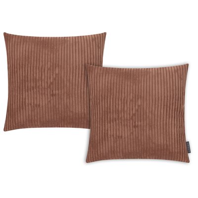 Housses de coussin velours côtelé SHARA-Lot de 2 MAGMA HEIMTEX