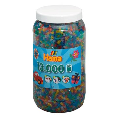 Pot de 13000 perles à repasser HAMA
