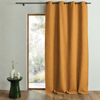 Rideau 100% occultant thermique phonique chiné - QABANE HOME MAISON