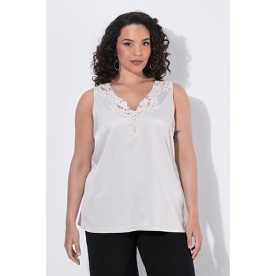 Caraco (sans manches) avec dentelle ULLA POPKEN